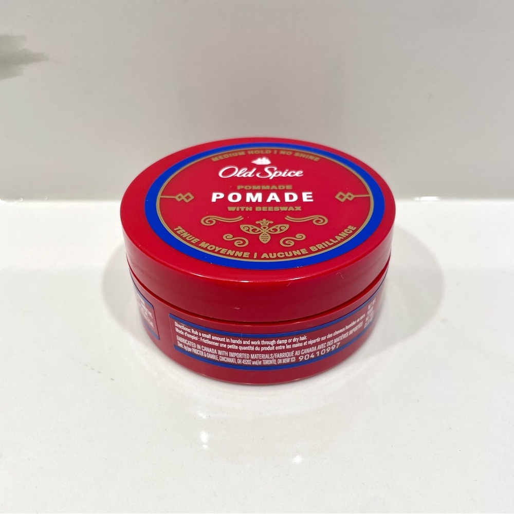 🟠5/$25 NEW Old Spice Medium Hold No Shine Hair Pomade w/ Beeswax